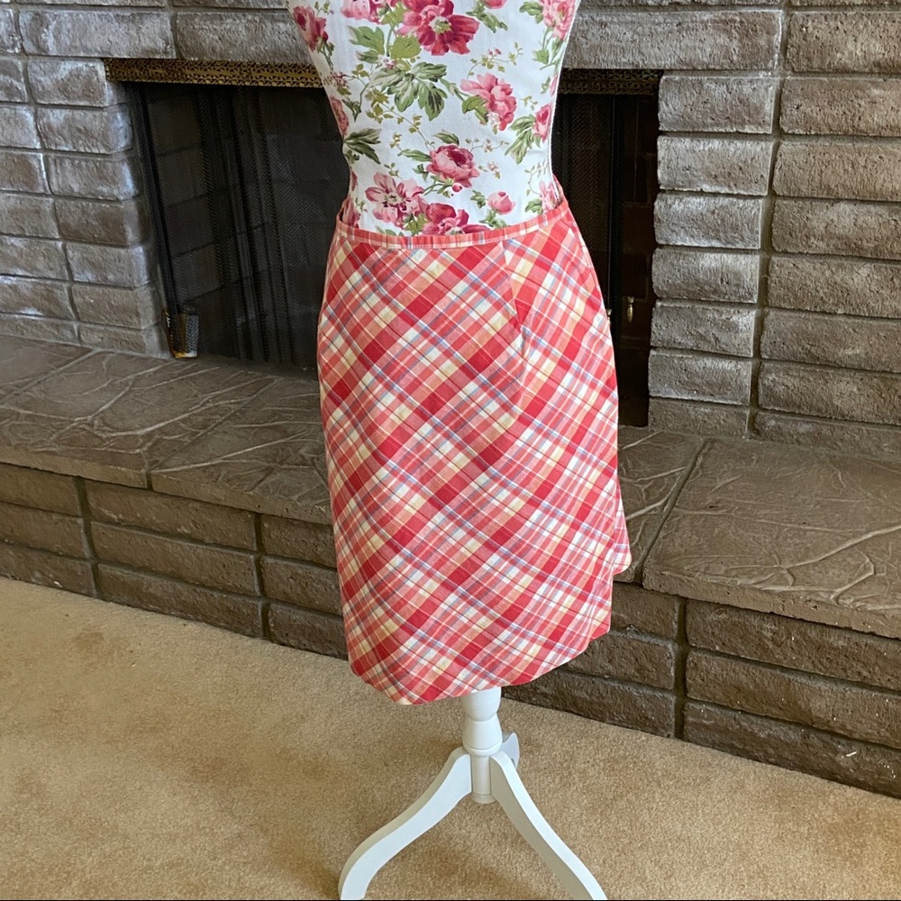 Brooks Brothers vintage plaid skirt